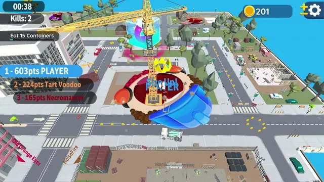 Hole io: Emerald Edition screenshot 4