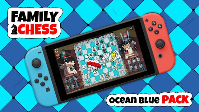 Family Chess Ocean Blue Pack