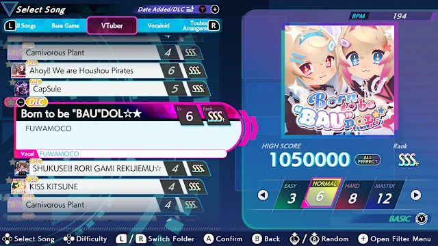 "GROOVE COASTER FUTURE PERFORMERS" + "VTuber Music Pack" Set screenshot 3