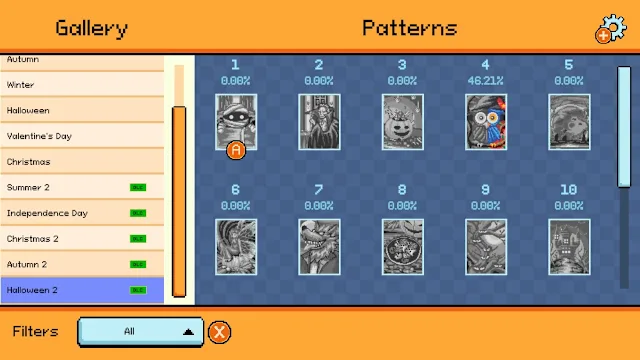 Pixel Cross Stitch Color by Number Seasons Collection Season 5 screenshot 0
