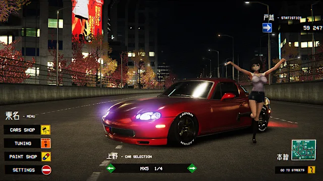 Kanjozoku Game レーサー - Car Racing & Highway Driving Simulator Games: Street Spirit screenshot 1