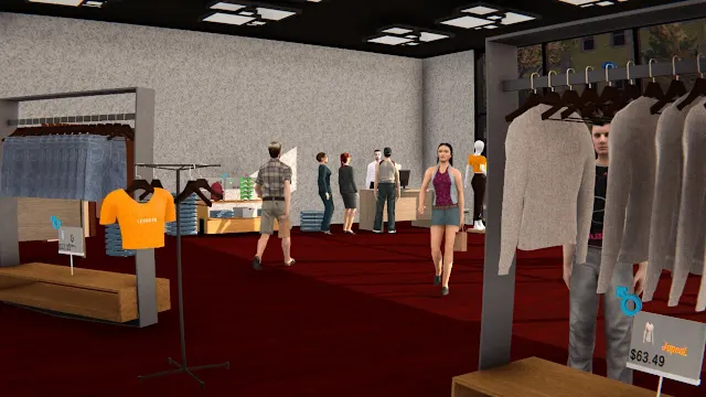 Supermarket & Clothing Store Simulator screenshot 2