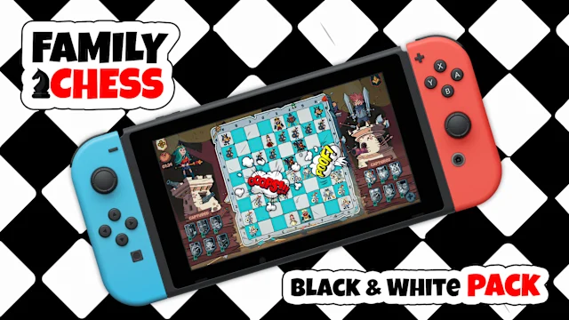 Family Chess Black & White Pack
