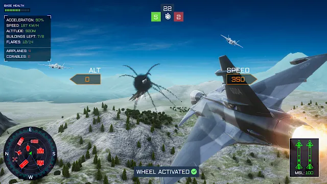 AirJet Fighter : Sky Assault Stealth Warfare Bundle screenshot 4