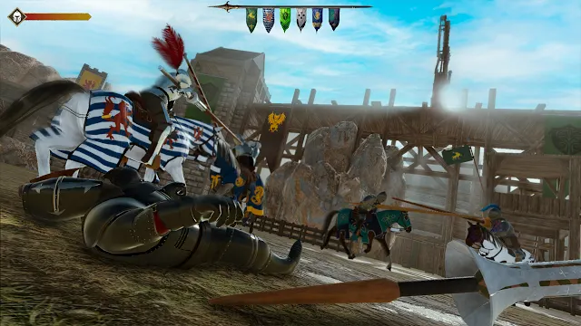 Mounted Knights Battle : Medieval Warrior Honor Simulator – Supreme Combat screenshot 3