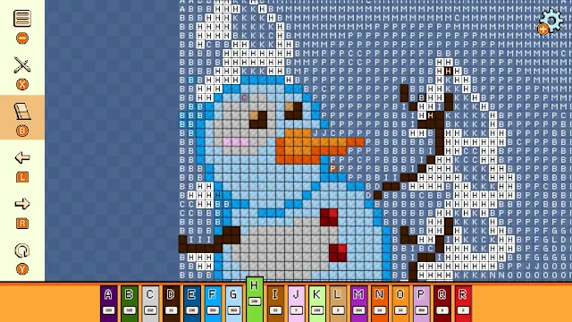 Pixel Cross Stitch Color by Number Seasons Collection Season 7 screenshot 2