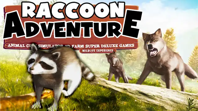 Raccoon Adventure: Animal City Simulator 3D Farm Super Deluxe – Wildlife Experience