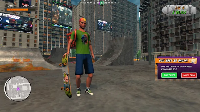 Urban Skater - Skateboard Delivery City Challenge: Street Ride screenshot 2
