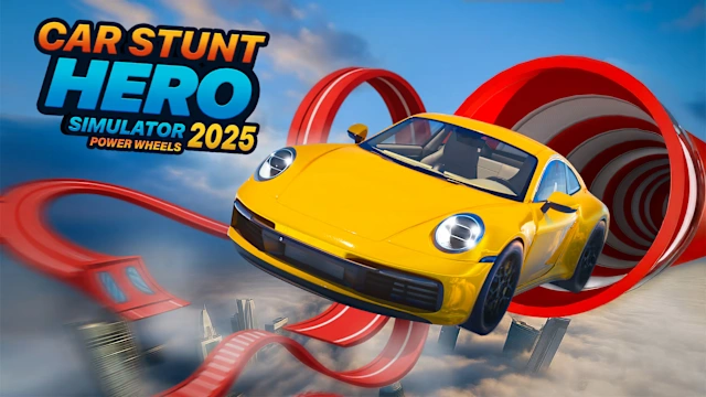 Car Stunt Hero Simulator 2025: Power Wheels