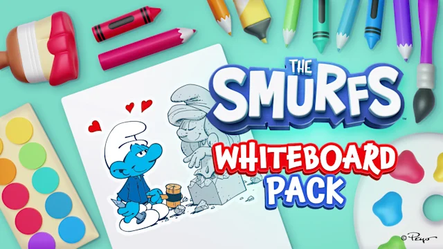 The Smurfs Whiteboard Pack