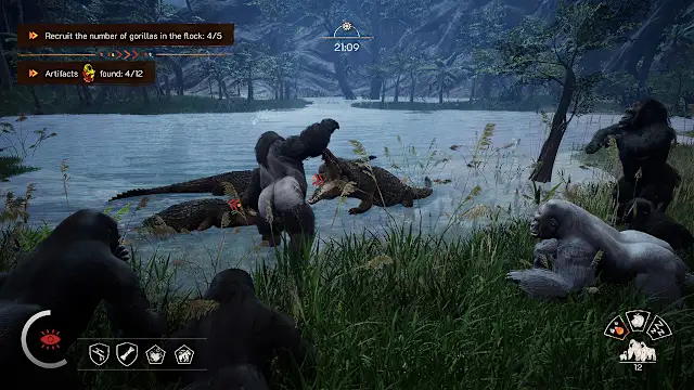 Gorilla Jungle King Simulator: Jungle Paradise screenshot 2