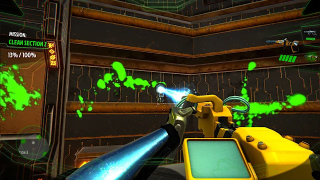 Space CleanUp: Cosmic Robot Disinfector – Restoration Crew screenshot 3