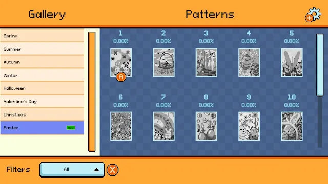 Pixel Cross Stitch Color by Number Seasons Collection Season 8 screenshot 3