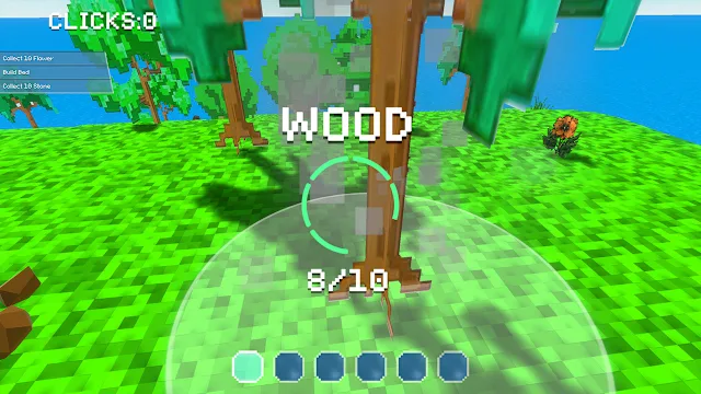 Mine Clicker - Base Craft Building Game: Lost Islands screenshot 2