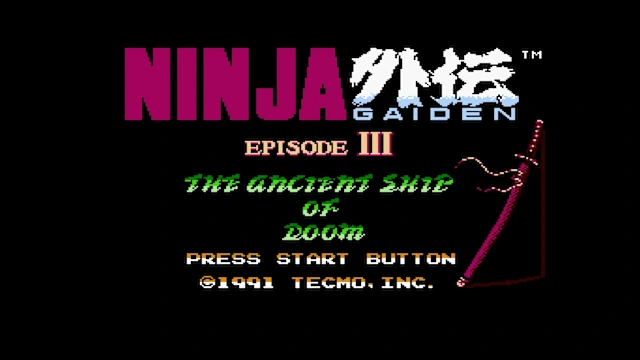 Console Archives NINJA GAIDEN III: THE ANCIENT SHIP OF DOOM screenshot 0