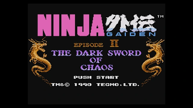 Console Archives NINJA GAIDEN II: THE DARK SWORD OF CHAOS screenshot 0