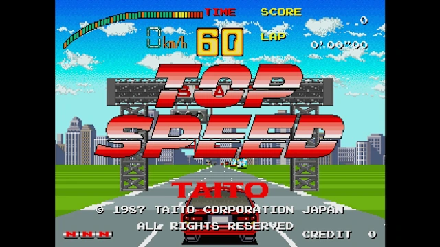 Arcade Archives 2 TOP SPEED screenshot 1