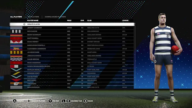 AFL 26 screenshot 3