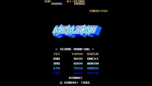 Arcade Archives 2 MEGA ZONE screenshot 0