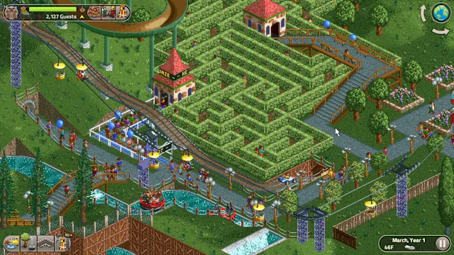 RollerCoaster Tycoon® Classic – Nintendo Switch™ 2 Edition screenshot 1