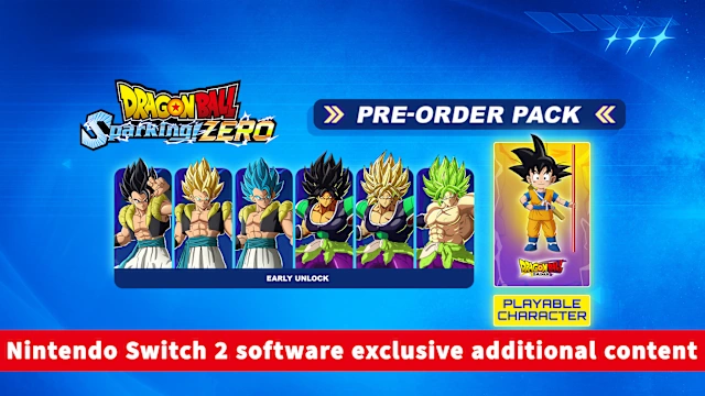 DRAGON BALL: Sparking! ZERO Pre-Order Pack