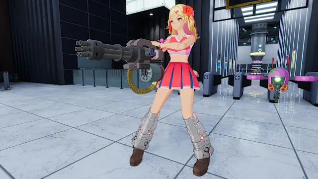 "Cheerleader" Costume in 2 Color Varieties (usable by either Machine Girl) screenshot 5