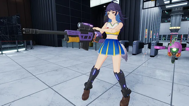 "Cheerleader" Costume in 2 Color Varieties (usable by either Machine Girl) screenshot 2