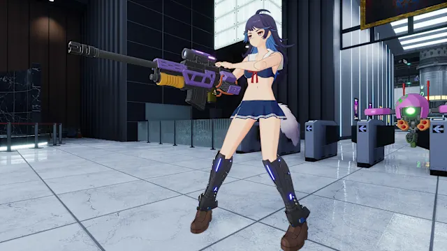 "Sailor Bikini" Costume in 2 Color Varieties (usable by either Machine Girl) screenshot 2