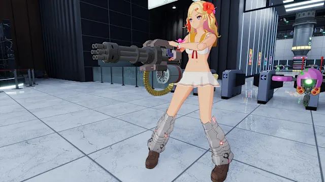 "Sailor Bikini" Costume in 2 Color Varieties (usable by either Machine Girl) screenshot 5