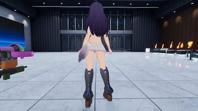 "Sailor Bikini" Costume in 2 Color Varieties (usable by either Machine Girl) screenshot 4