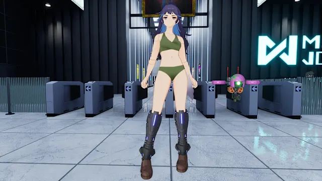 Akemi Costume: "Cool Bikini" in 3 Color Varieties screenshot 4