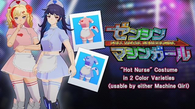 "Hot Nurse" Costume in 2 Color Varieties (usable by either Machine Girl)