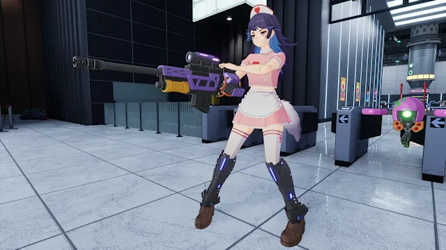 "Hot Nurse" Costume in 2 Color Varieties (usable by either Machine Girl) screenshot 2