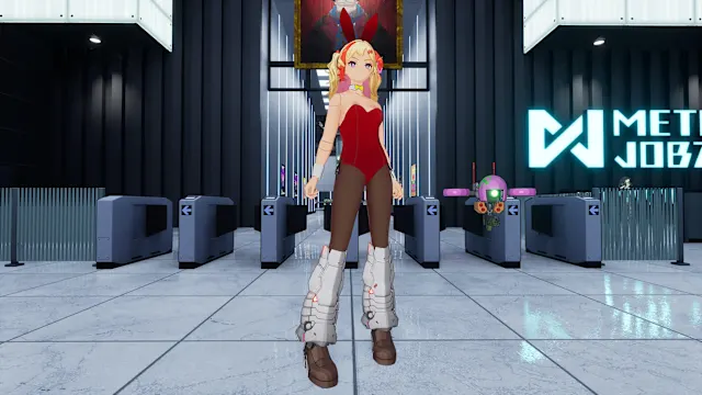 "Bunny Girl" Costume in 2 Color Varieties (partially usable by either Machine Girl) screenshot 2