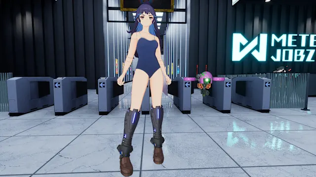 "Old-Fashioned Swimsuit" (usable by either Machine Girl) screenshot 3