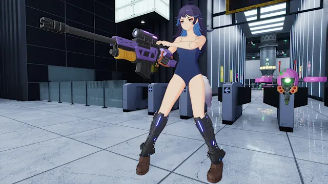 "Old-Fashioned Swimsuit" (usable by either Machine Girl) screenshot 5