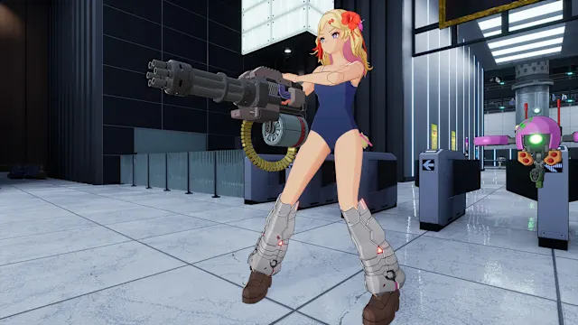 "Old-Fashioned Swimsuit" (usable by either Machine Girl) screenshot 2