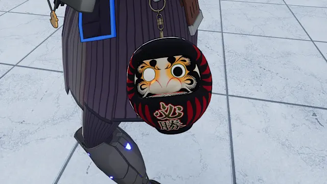 Accessory: "Victory Daruma" in 2 Color Varieties screenshot 3