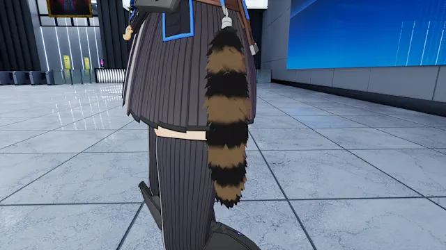 Accessory: "Raccoon Tail" in 2 Color Varieties screenshot 0