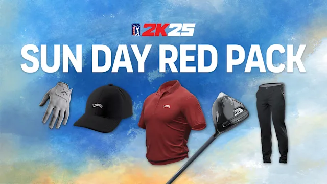 PGA TOUR 2K25 Sun Day Red Pack