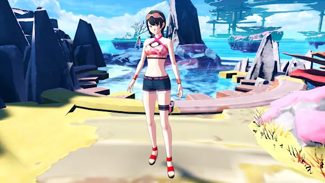 Digimon Story Time Stranger - Costume Swimwear Set screenshot 1
