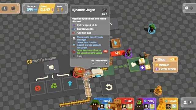 Unrailed 2: Back on Track Nintendo Switch™ 2 Edition Upgrade Pack screenshot 3