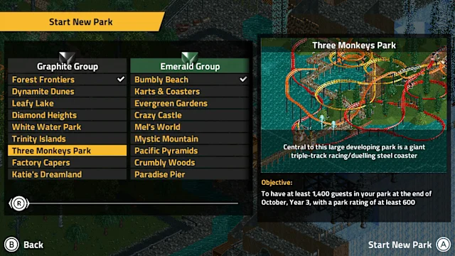RollerCoaster Tycoon Classic Nintendo Switch 2 Edition Upgrade Pack screenshot 5