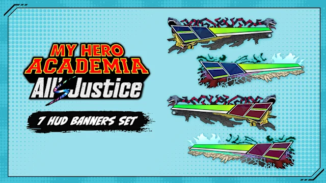 MY HERO ACADEMIA: All’s Justice - 7 HUD Banners Set