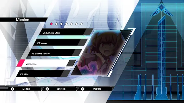 Gunvolt Chronicles: Luminous Avenger iX 1+2 Dual Collection Nintendo Switch™ 2 Edition upgrade pack screenshot 5