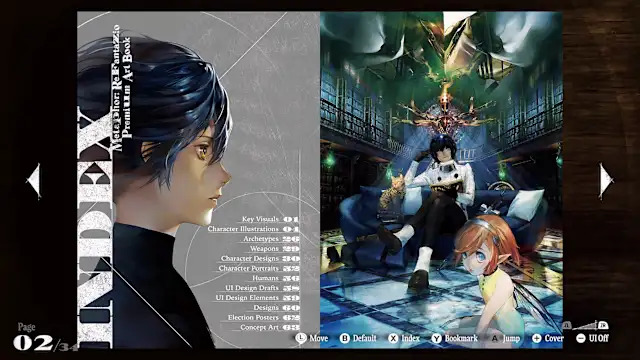 Metaphor: ReFantazio Digital Artbook screenshot 0