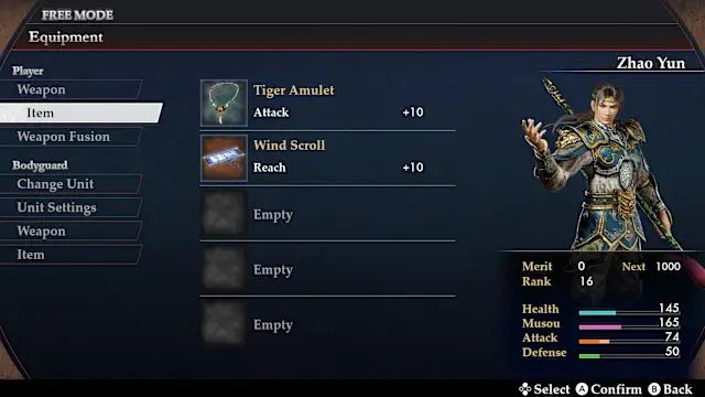 Wind Scroll x1 and Tiger Amulet x1 screenshot 0
