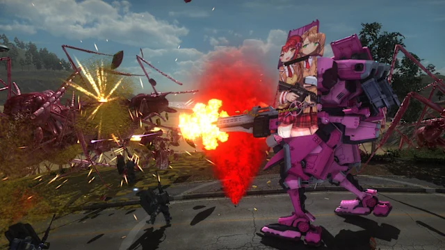 Air Raider Piloted Weapon: Combat Frame Phantasia Shield Nyx screenshot 3