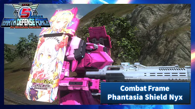 Air Raider Piloted Weapon: Combat Frame Phantasia Shield Nyx