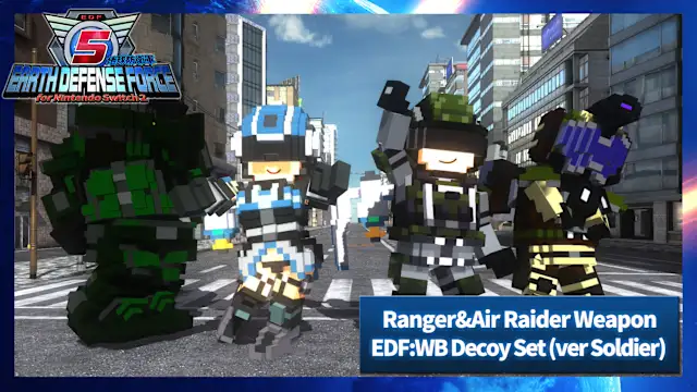 Ranger&Air Raider Weapon: EDF:WB Decoy Set (ver Soldier)